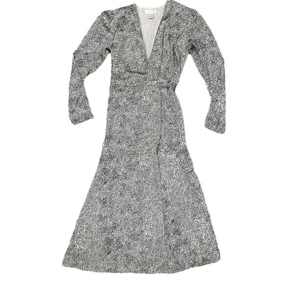 Rachel Parcell Cheetah Print Satin Wrap Dress - Picture 2 of 8